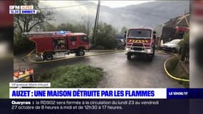 Alpes-de-Haute-Provence: une maison entièrement brûlée à Auzet