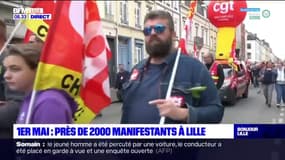 1er-Mai: environ 2000 manifestants à Lille