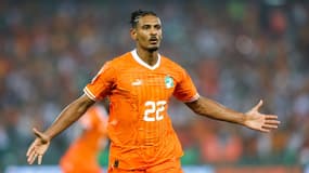 CAN 2024 - Sébastien Haller buteur pour la Côte d'Ivoire face à la RD Congo (1-0) en demi-finale, le 7 février 2024