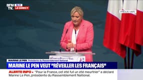 Marine Le Pen, "Pour la France, cet été fut un été meurtrier"