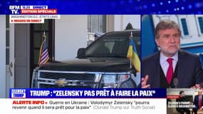 "C'est inouï, sans précédent et dramatique en même temps": Ulysse Gosset, éditorialiste BFMTV, revient sur le clash entre Donald Trump et Volodymyr Zelensky