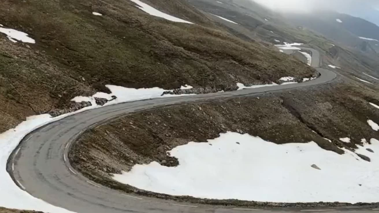 LE COL DU GALIBIER ET LE COL AGNEL VONT FERMER MERCREDI EN RAISON DE LA NEIGE PRÉCOCE