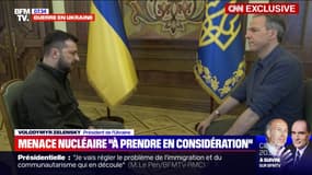 Menace nucléaire: Volodymyr Zelensky affirme que la Russie "peut le faire" et appelle à se "tenir prêt" 