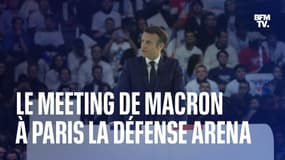 Suivez en direct le meeting d'Emmanuel Macron à Paris