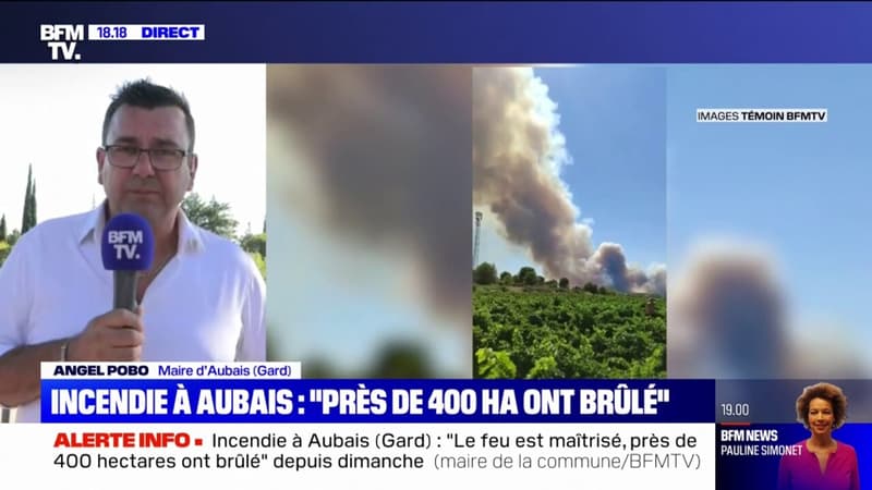 Incendie dans le Gard: le maire d'Aubais explique les raisons qui ont favorisé un incendie dans sa commune