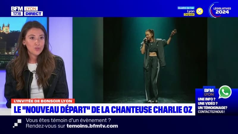 La chanteuse lyonnaise Charlie Oz est l'invitée de Bonsoir Lyon