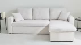 Ce canapé d'angle se vend très rapidement avec le prix proposé chez Maisons Du Monde 