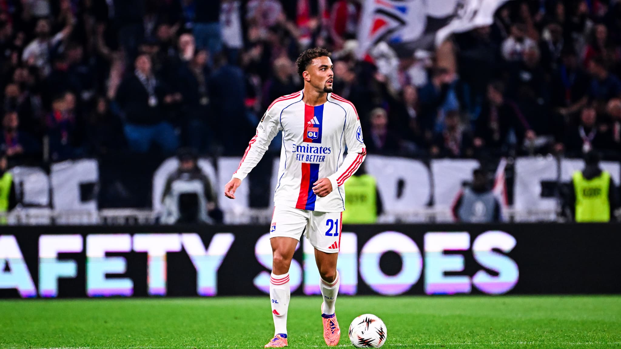 Ruben Kluivert a marqué son premier but avec Lyon, le 2 octobre 2025. 