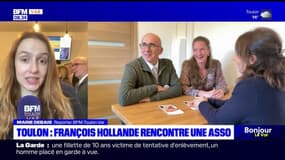 Toulon: François Hollande en visite pour apporter son soutien à l'association Voisins et Soins