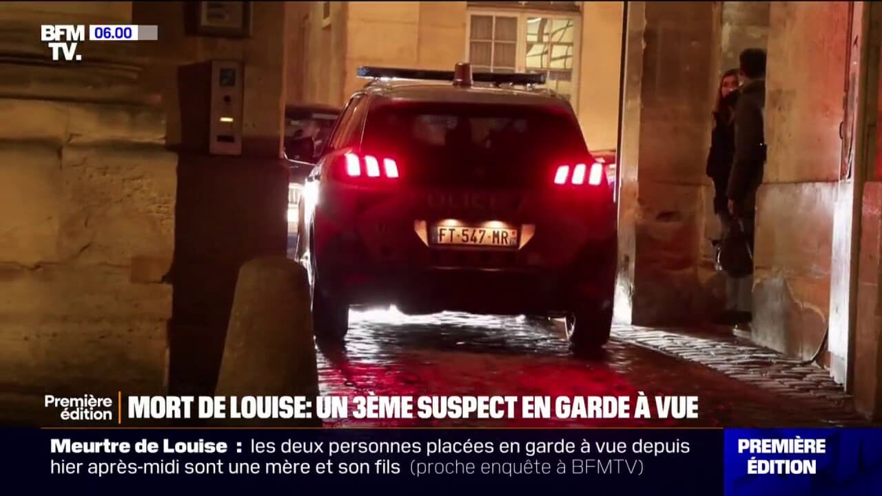 Meurtre de louise: que sait-on du troisième suspect en garde à vue?