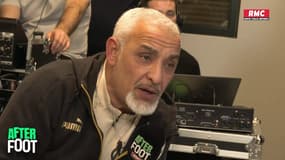 Rachid Zeroual dans l'After Foot sur RMC, à Marseille le 20 décembre 2024