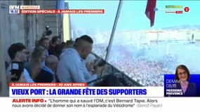 OM: les supporters marseillais acclament les champions d'Europe 1993