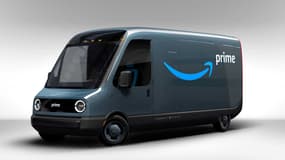 Amazon a prévu de commander un total de 100.000 fourgonnettes 100% électriques à la start-up Rivian d'ici à 2030.