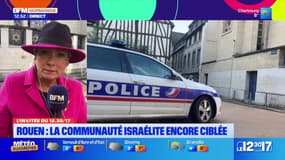 Tags antisémites sur la synagogue de Rouen: l'espoir que le ou les auteurs soient "jugés et punis"