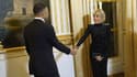 Kylian Mbappé et Brigitte Macron le 27 février 2024 à l'Elysée