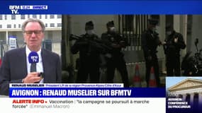Avignon: Renaud Muselier salue la police, "un grand corps (...) ils ne baissent pas les bras"