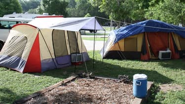 Des tentes installées dans un camping (Photo d'illustration).