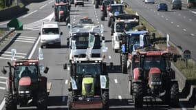 Un convoi d'agriculteurs (illustration)