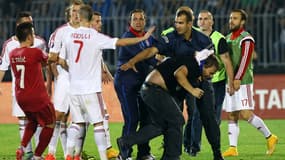 Serbie-Albanie, des images qu'on ne souhaite plus voir dans un stade.