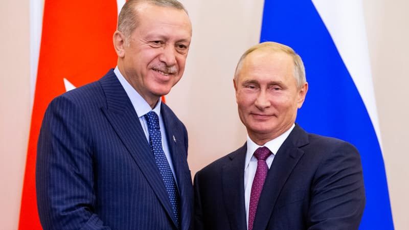 Recep Tayyip Erdogan et Vladimir Poutine, le 17 septembre 2018.