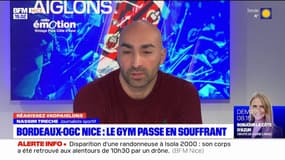 Bordeaux-OGC Nice: le Gym passe en souffrance