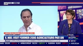 Chrisitiane Lambert (FNSEA) : Xavier Niel veut former 2 000 agriculteurs par an - 24/02