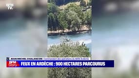 Story 4 : Incendies en Ardèche, 900 hectares parcourus par le feu - 27/07