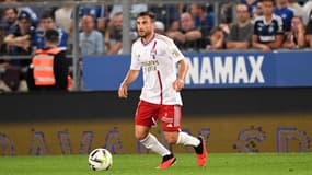 Nicolas Tagliafico lors du premier match de la saison de l'OL, 13 août 2023
