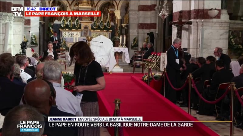 Marseille: le pape François attendu dans la basilique Notre-Dame de la Garde pour une prière mariale