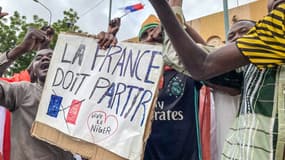 Des manifestants au Niger le 3 août 2023