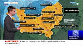 Météo Normandie: un mardi gris et pluvieux, 8°C à Dieppe