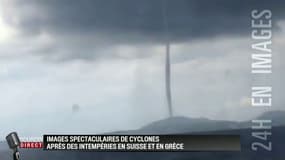 Des trombes marines aperçues en Suisse et en Grèce après des intempéries