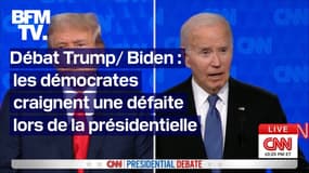 Après le débat entre Donald Trump et Joe Biden, les démocrates craignent une défaite à l’élection présidentielle 