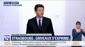 Griveaux : "Le président a dit que le sens de l'intérêt général devrait amener les responsables politiques au calme et à la retenue"