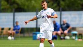 Valentin Rongier avec l'OM en amical contre Eupen, le 22/07/2023