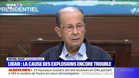 Trois jours après la double explosion de Beyrouth, le président libanais évoque "la négligence" ou "un missile ou une bombe"