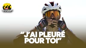 Tour de France (E16) : "J'ai pleuré pour toi", l'échange entre V. Paret-Peintre et son père