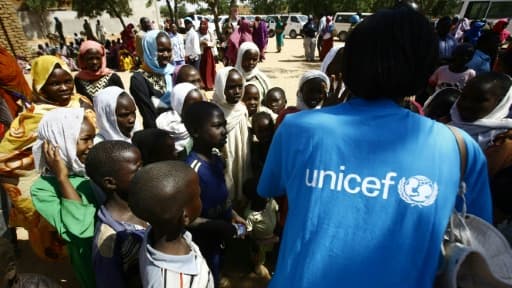 Dans un camp de personnes déplacées au Darfour, le 8 février 2017