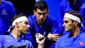 Novak Djokovic, Rafael Nadal et Roger Federer