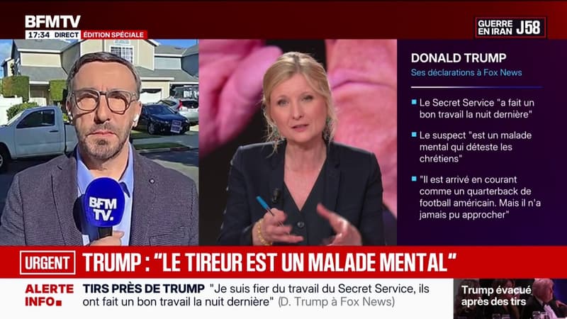 Tirs au dîner des correspondants de la Maison Blanche: le suspect aurait écrit un manifeste "antichrétien", selon Donald Trump