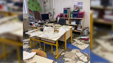 Des salles de classes lyonnaises ravagées par les orages resteront fermées lundi 5 juin.