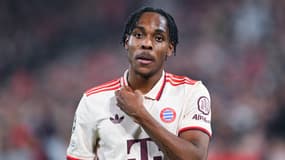 Mathys Tel avec le Bayern lors de la dernière journée de phase de poule de la Ligue des champions, 29 janvier 2025