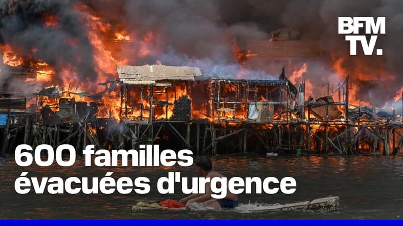 Philippines: un incendie ravage un quartier résidentiel de Manille