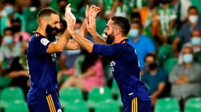Karim Benzema et Dani Carvajal (Real Madrid)