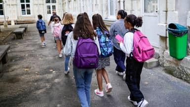 La rentrée au collège peut être une source de stress pour les écoliers. Saumur (Maine-et-Loire), le 2 septembre 2024. (Photo d'illustration)