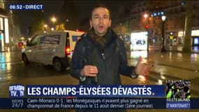 Gilets jaunes: les Champs-Elysées dévastés