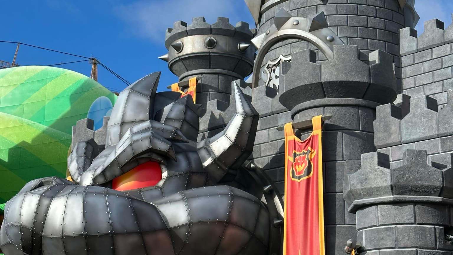 Le château de Bowser dans Super Nintendo World