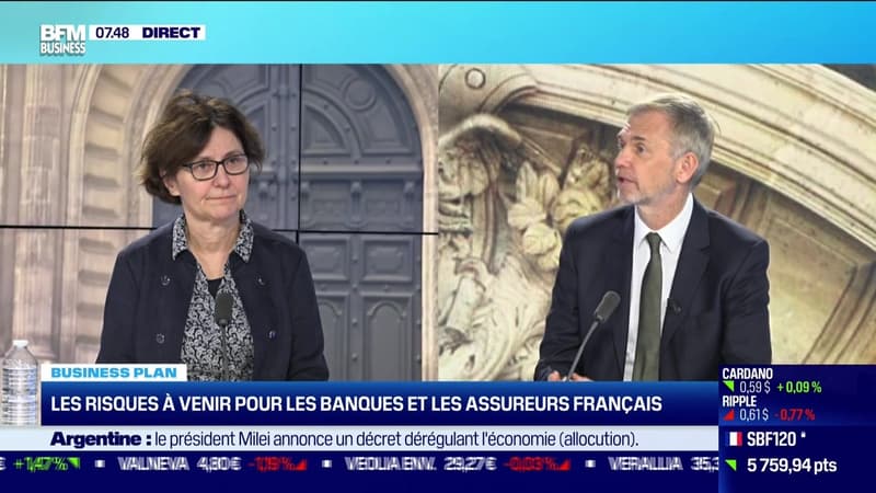 Agnès Bénassy-Quéré (Banque de France) : L'activité économique française moins dynamique qu'espéré en 2023 - 21/12
