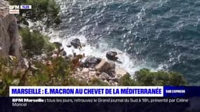 Marseille: Emmanuel Macron au chevet de la Méditerranée
