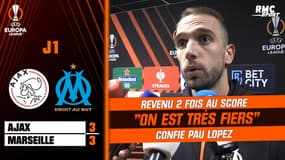 Ajax 3-3 Marseille : "On est très fiers de ce que l'on a fait" confie Pau Lopez